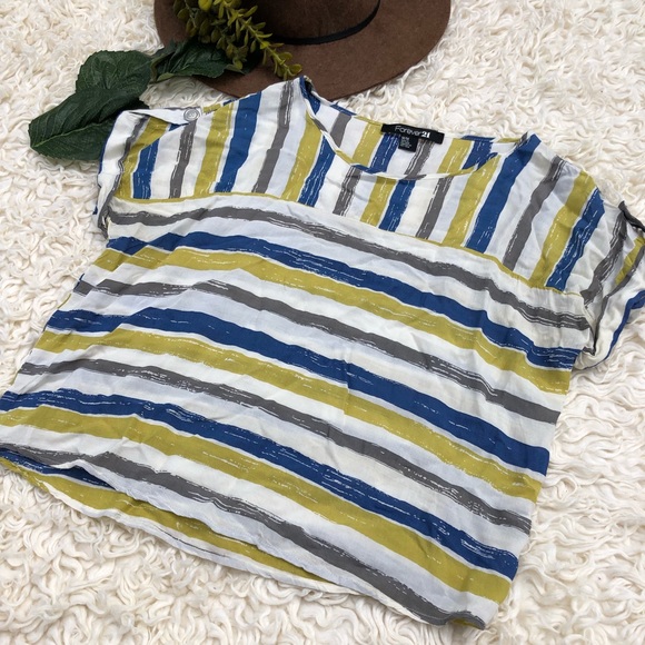 Multicolored Striped Top - Picture 2 of 6